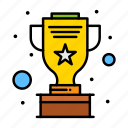 award, cup, silver, star