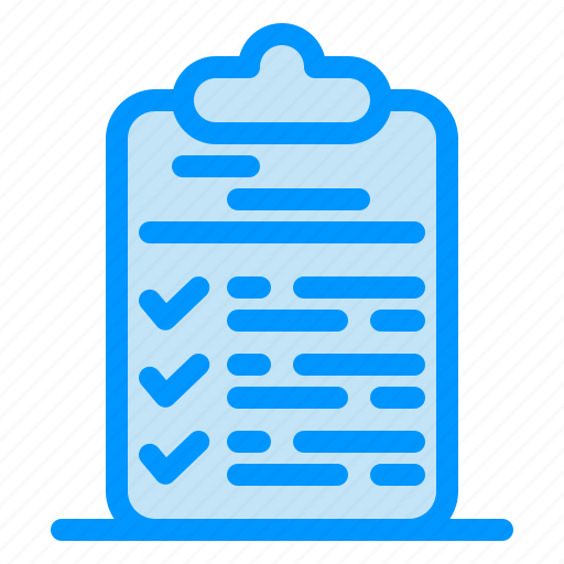 Checklist, clipboard, document, file, task icon - Download on Iconfinder