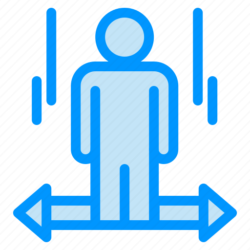 Arrow, left, man, right, user icon - Download on Iconfinder