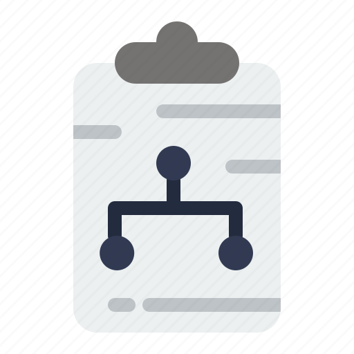 Clipboard, connect, document, network, paper icon - Download on Iconfinder