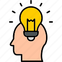 creativity, brain, idea, bulb, creative