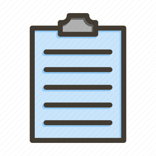 Clipboard, document, list, checklist, report icon - Download on Iconfinder