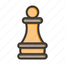 pawn, chess, strategy, game, piece