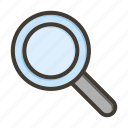 search, find, magnifier, zoom, glass