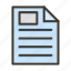 document, file, paper, data, folder 