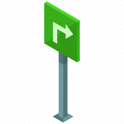 Arrow, elements, road, sign, street, turn icon - Download on Iconfinder