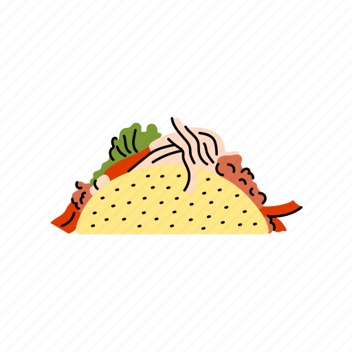 Taco, food icon - Download on Iconfinder on Iconfinder
