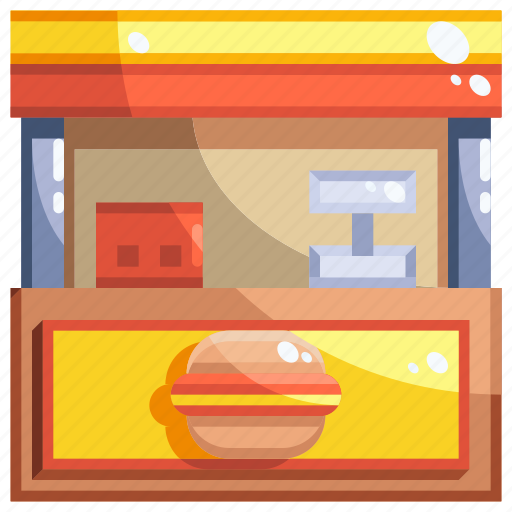 Booth, eat, food, snack, street icon - Download on Iconfinder