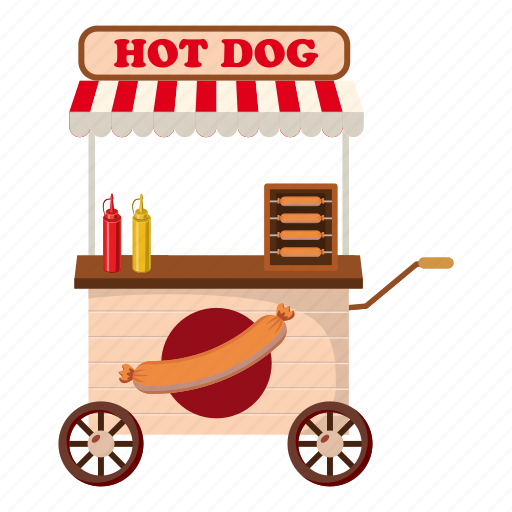 Cartoon, dog, hot, mobile, snack, val94, vector icon - Download on Iconfinder