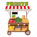 cartoon, fruit, illustration, mobile, snack, val94, vector