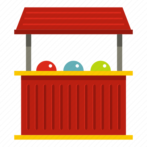 Ball, business, food, kiosk, market, roof, street icon - Download on Iconfinder