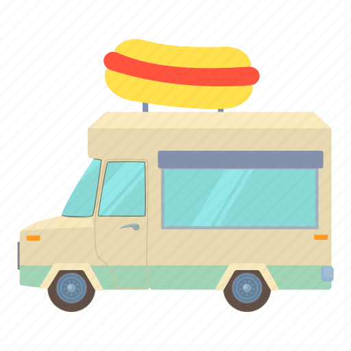 Car, cartoon, dog, fast, food, hot, trailer icon - Download on Iconfinder