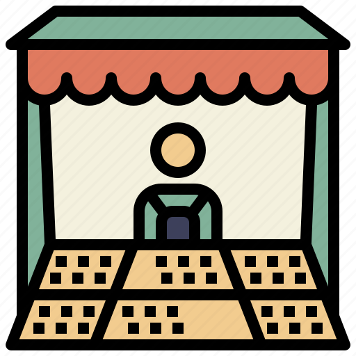 Stall, booth, seller, selling, shop icon - Download on Iconfinder