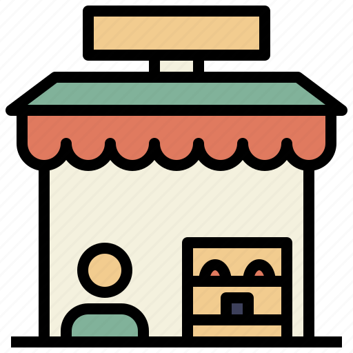 Counter, baker, bakeshop, bread, food, shop icon - Download on Iconfinder