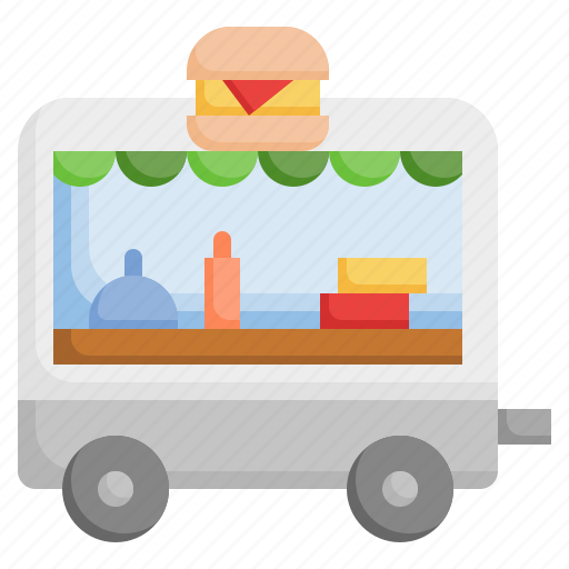 Burger, cart, street, food, junk, hot, dog icon - Download on Iconfinder