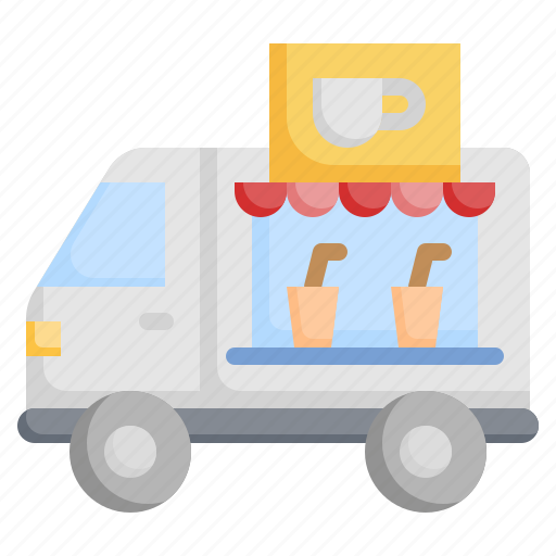 Coffee, truck, commerce, shopping, street, food, shopz icon - Download on Iconfinder