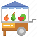 fruit, vehicle, restaurant, transport, food