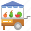 fruit, vehicle, restaurant, transport, food 