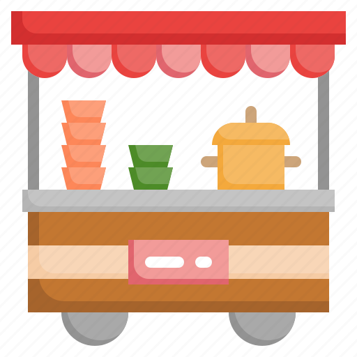 Noodle, shopping, food, stall, asian, street icon - Download on Iconfinder