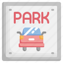 parking, sign, transportation, signaling, etter, p