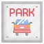 parking, sign, transportation, signaling, etter, p 