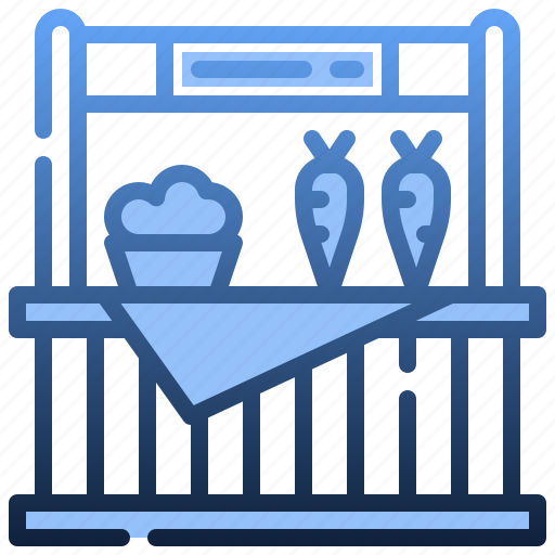 Groceries, food, stall, store, street, vegetables icon - Download on Iconfinder