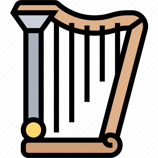 Harp, string, orchestra, symphony, classical icon - Download on Iconfinder