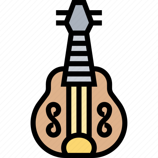 Mandolin, folk, acoustic, melody, musical icon - Download on Iconfinder