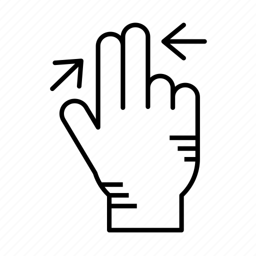 Finger, gesture, hand, hand gesture, hand touch, touch, touch screen icon - Download on Iconfinder