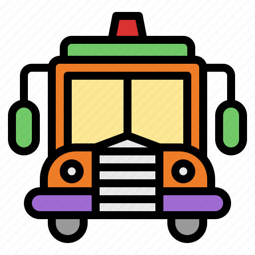 School bus, transportation, automobile, vehicle, public transport icon - Download on Iconfinder