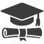 certificate, degree, diploma, education 