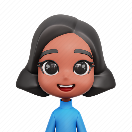 Avatar, woman, person, people 3D illustration - Download on Iconfinder