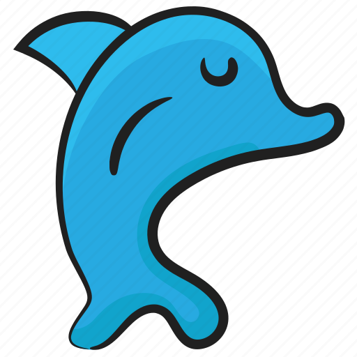 Aquatic animal, creature, dolphin, marine animal, underwater animal icon - Download on Iconfinder