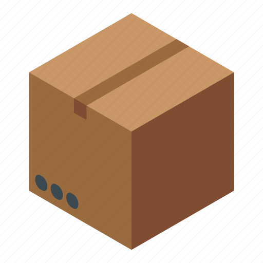 Parcel, box, isometric icon - Download on Iconfinder