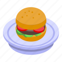 burger, subsidy, isometric