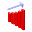 subsidy, graph, chart, isometric