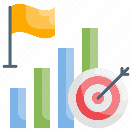Goals, growth, market, objectives, project, target icon - Download on Iconfinder