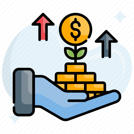 Finance, growth, income, currency icon - Download on Iconfinder