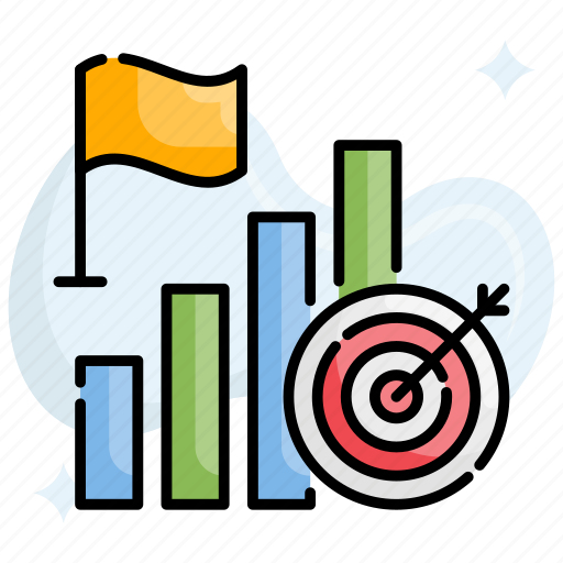 Goals, growth, market, objectives, project, target icon - Download on Iconfinder
