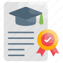 certificate, degree, diploma, graduate, graduation, qualification