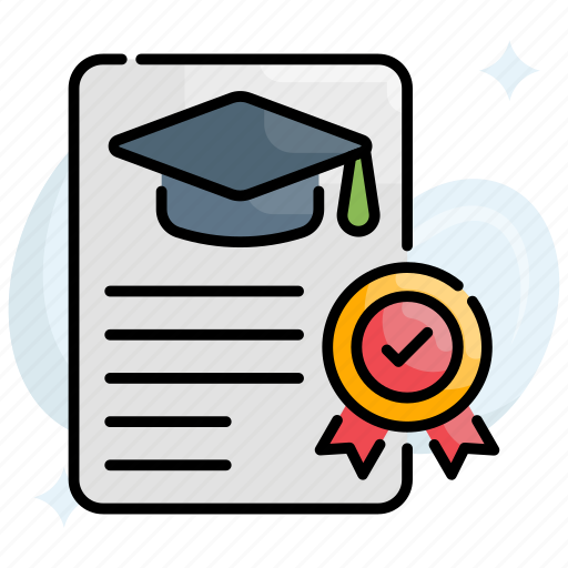 Certificate, degree, diploma, graduate, graduation, qualification icon - Download on Iconfinder