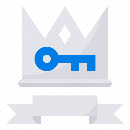 Crown, key, king, leader, success icon - Download on Iconfinder