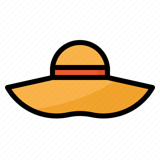 Hat, summer, wear, women icon - Download on Iconfinder
