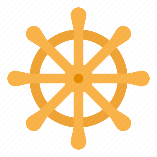 Boat, rudder, sailing, ship, steering, wheel icon - Download on Iconfinder
