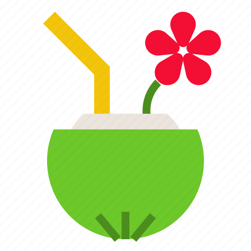 Coconut, food, fresh, fruit, tropical icon - Download on Iconfinder