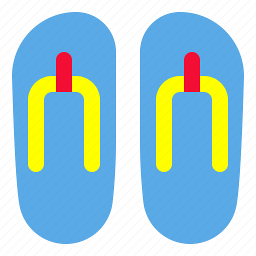 Beach, flipflop, foot, holiday, travel icon - Download on Iconfinder