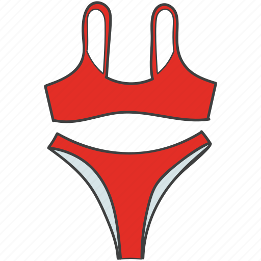 Bikini, ladies undies, lingerie, swimming costume, undergarments icon - Download on Iconfinder
