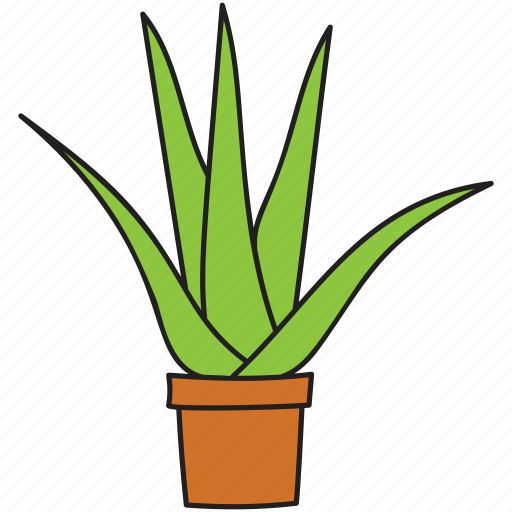 Aloe vera, botanical, cactus, succulent, wild plant icon - Download on Iconfinder