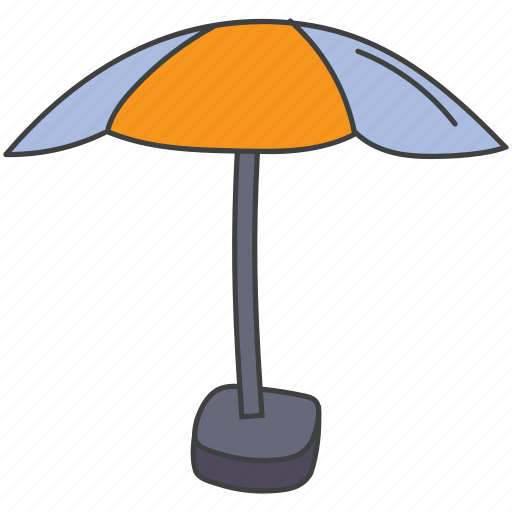 Beach, parasol, sun protection, sunbed, umbrella icon - Download on Iconfinder