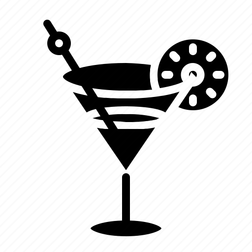 Cocktail, drink, glass, lemon, party icon - Download on Iconfinder